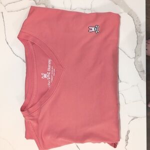 Psycho Bunny Pink V-Neck Tee